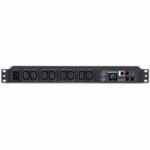 CyberPower Monitored ePDU PDU31005 1RU horizontal 16Amp input - SNMP Network Connection - 8x IEC-320 C13 out