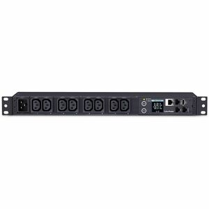 CyberPower Monitored ePDU PDU31005 1RU horizontal 16Amp input - SNMP Network Connection - 8x IEC-320 C13 out