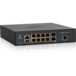 Cambium Networks Cambium cnMatrix EX2010-P, Intelligent Ethernet PoE+ Switch, 8 1G and 2 SFP fiber ports -