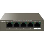 TENDA (TEG1105P-4-63W) 5-Port Gigabit Desktop Switch with 4-Port PoE+