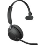 Jabra (26599-889-989) Evolve2 65 Link380a UC Mono with Charging Stand Black