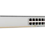 Allied Telesis 24-port 100/1000T PoE+ stackable L3 switch with 4 SFP+ ports and 2 fixed power supplies, AU