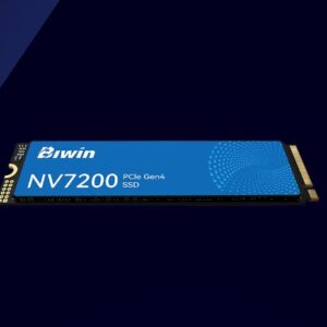 BIWIN NV7200-1TB -PCIe4.0 M.2 2280 up to 7200MB/s & 6200MB/s BNV720001TB-RGX – 5 Year Warranty