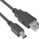 AT-USB-A-MINI-0.3M Astrotek USB 2.0 Cable 30cm – Type A Male to Mini B 5 pins Male Black Colour RoHS