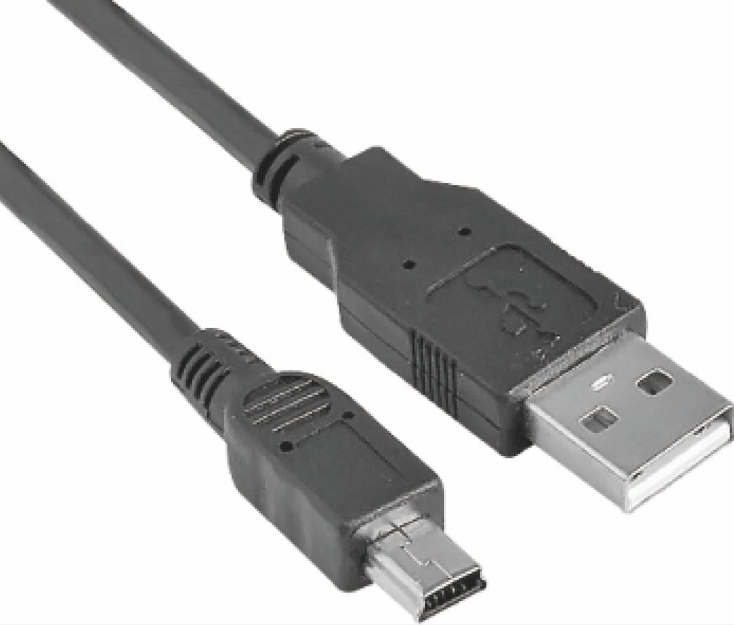 CBAT-USB-A-MINI-0.3M AT-USB-A-MINI-0.3M Astrotek USB 2.0 Cable 30cm – Type A Male to Mini B 5 pins Male Black Colour RoHS