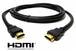 H40HDMI1.4MM0.5 Cabac HDMI Cable 50cm / 0.5m – V1.4 19pin M-M Male to Male Gold Plated 3D 1080p Full HD High S with Ethernet
