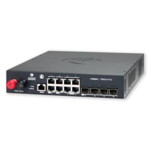 Cambium Networks Cambium cnMatrix TX1012-P-DC, DC Powered Intelligent Ethernet PoE Switch, 8 x 1Gbps, and 4