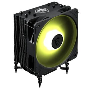 MSI MAG COREFROZR AA13 – Black, CPU Air Cooler, 120mm ARGB Fan, 4× 6mm Heat Pipes, LGA1700/1851, AM4/AM5