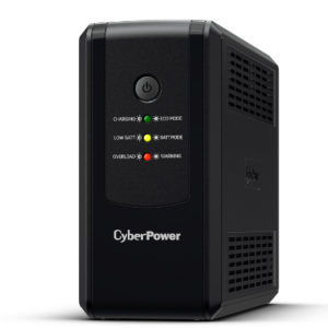 CyberPower UT650EG ENERGY-SAVING TOWER UPS, 650VA/360W, AVR, RJ11/45 Surge Protection, 12V/5AH*1, 3x AU, 2
