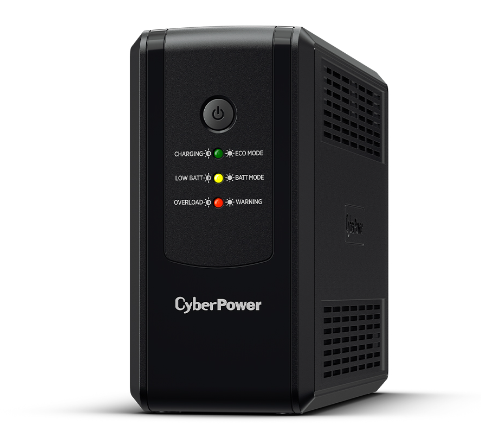 CP85095 CyberPower UT650EG ENERGY-SAVING TOWER UPS, 650VA/360W, AVR, RJ11/45 Surge Protection, 12V/5AH*1, 3x AU, 2