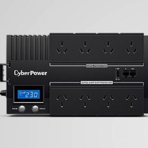 CyberPower BRIC-LCD 700VA/420W (10A) Line Interactive UPS - (BR700ELCD)-2 Yrs Adv.. Replacement incl. Int.