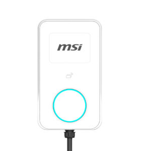 MSI Eco Life Max(OCPP) 22kW-White, 3-phase 380-415V, 32A, WiFi, OCPP2.0.1, IP65, LED circle, solar ready, app, RFID opt, LAN opt, tethered/socket, 2yr