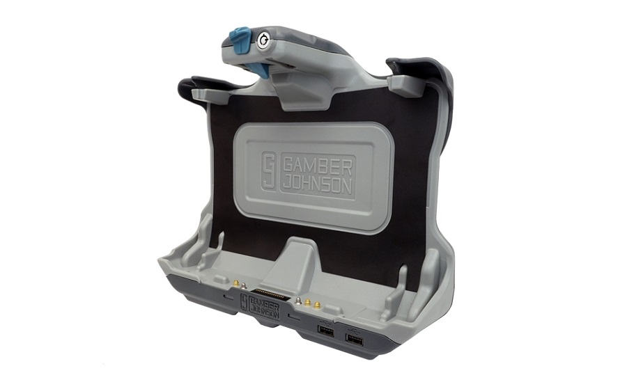 GT543314111002 Getac UX10 - Gamber Johnson, 7160-1813-03, Vehicle Dock, with Tri Pass-through (ex. vehicle adapter) (**)