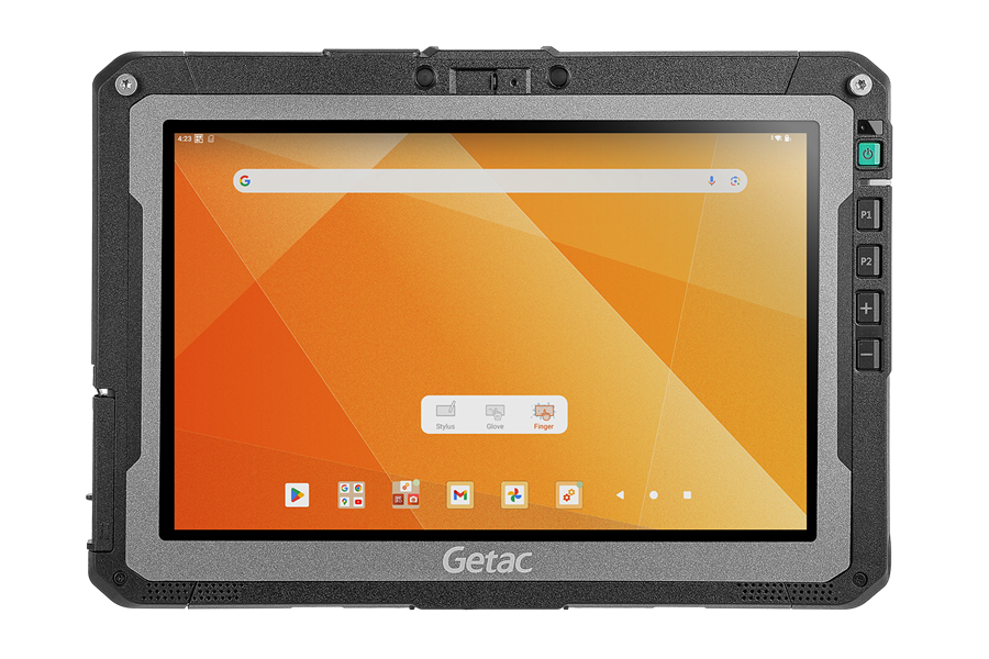 GTZ8A1KXW65BBX Getac ZX10G2 - QCS6490, 10"+Webcam, Android+8GB RAM+128GB, SR(WUXGA LCD+TS+stylus), USB-C AC, Rear