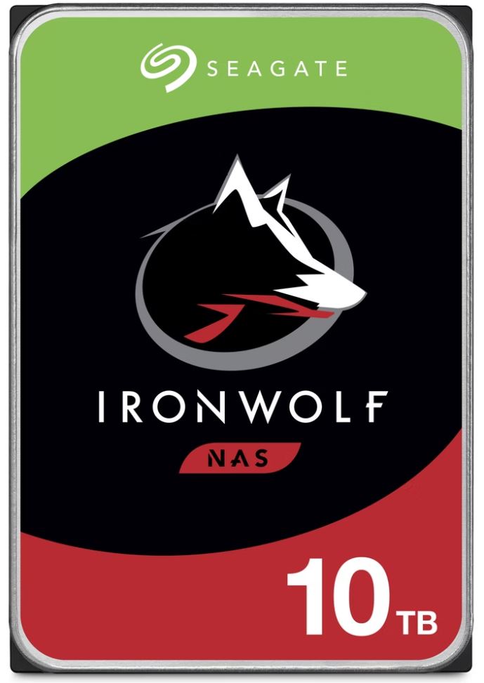HASEA10TB-IWNAS72256 ST10000VN000 Seagate 10TB 3.5′ IronWolf 7200 RPM 256MB Cache SATA 6.0Gb/s 3.5′ Hard Drives Bare Drive