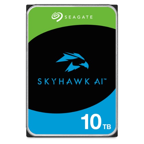 HASEA10TB-SHAISV512E Seagate 10TB 3.5′ SkyHawk Surveillance AI, 512E SATA3 6Gb/s 256MB Cache 24×7 HDD ST10000VE001 5 Years Warranty