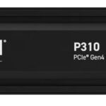 Micron (Crucial)-P Crucial P310 2TB Gen4 2280 NVMe SSD w Heatsink 7100/6000 MB/s R/W 440TBW 1000K/1200K IOPS 1.5M hrs MTTF Full-Drive Encryption M.2 PCIe4 5yrs