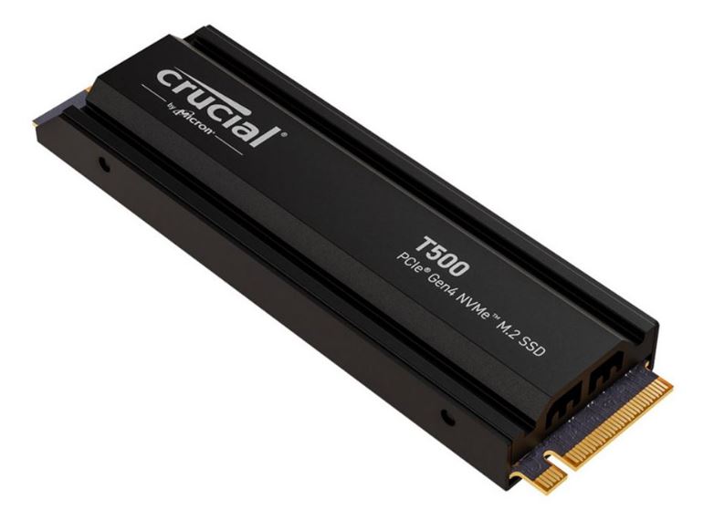 HBC-T500-2TBH-P Micron (Crucial)-P Crucial T500 2TB Gen4 NVMe SSD Heatsink – 7400/7000 MB/s R/W 1200TBW 1440K IOPs 1.5M hrs MTTF Acronis True Image Creative Cloud PS5 ~MZ-V8P2T0CW