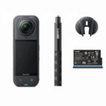 Insta360 (CINSAAHA) Starter Bundle includes 1x Insta360 X5, 1x Lens Cap, 1x Additional Battery and 1x 114cm