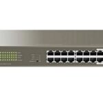 IP-COM (G1116P-16-150W) 16-Port Gigabit Desktop/Rackmount Switch With 16-Port PoE+, 6kV lightning protection