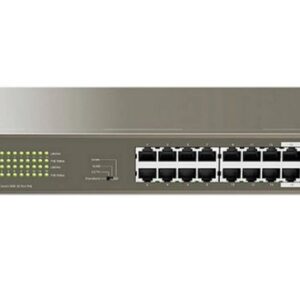 IP-COM (G1116P-16-150W) 16-Port Gigabit Desktop/Rackmount Switch With 16-Port PoE+, 6kV lightning protection