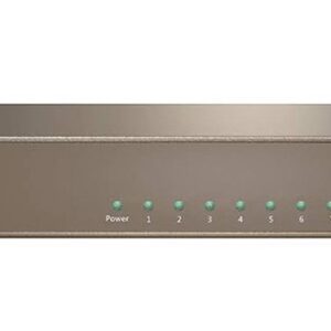 IP-COM (G1008) 8-Port Gigabit Unmanaged Desktop Switch, 4kv lightning protection