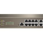 IP-COM (G5312F) 12-port L3 Cloud Managed Switch, 6kv lightning protection