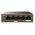 IP-COM (G1105PD) 5-port Gigabit PD switch with 4-port PoE Out, 6kV lightning protection