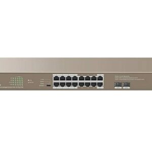IP-COM IP Com (G1118P-16-250W) 16GE + 2SFP Ethernet Unmanaged Switch With 16-Port PoE+