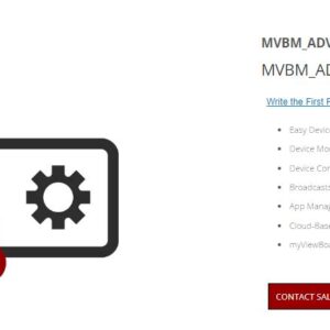 ViewSonic myViewBoard Manager Advanced subscription – Subscription Licence 5 Years Contact Sales