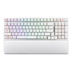 ASUS ROG Strix Scope II 96 RX Wireless Keyboard – White, USB-C / BT 5.1 / 2.4GHz, RGB Per-Key, NKRO, 8000Hz, 2m Cable, AURA Sync