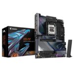 Gigabyte X870E AORUS MASTER X3D AM5 DDR5 256GB USB4 Wi-Fi7 BT5.4 10GbE+5GbE PCIe5 M.2 PCIe5/4 HDMI ALC1220 ES9118 ATX 30.5×24.4cm