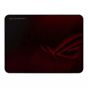 ROG SCABBARD II MEDIUM ASUS ROG SCABBARD II Gaming Mouse Pad, Medium Size (360x260mm) Water/Oil/Dust Respellent, Anti-Fray, Soft Cloth With Rubber Base