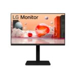 LG 24′ Full HD IPS 100Hz Monitor, 1920×1080, Built‑in Power&Speaker, versatile stand (tilt/height/swivel/pivot), Reader Mode & Flicker Safe