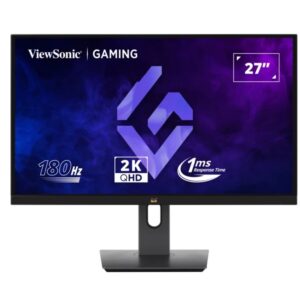 ViewSonic 27′ 2560 x 1440 2K QHD 180Hz 1ms AMD Freesync HDMI 2.0 x2 DisplayPort x 1 Gaming Monitor,3YARW