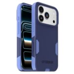 OtterBox Commuter Magsafe Apple iPhone 18 Pro / iPhone 17 Pro (6.3′) Case Witherwill Blue – (77-000892), Camera Control,Raised Edges, 7 Years Warranty