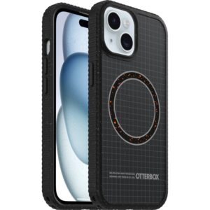 OtterBox Sole MagSafe Apple iPhone 17e / iPhone 16e / iPhone 15 / iPhone 14 / iPhone 13 (6.1′) Night Raid Case Black-(77-99550), 7 Years Warranty