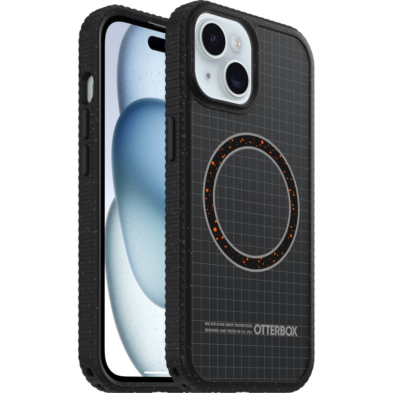 MPA-77-99550 OtterBox Sole MagSafe Apple iPhone 17e / iPhone 16e / iPhone 15 / iPhone 14 / iPhone 13 (6.1′) Night Raid Case Black-(77-99550), 7 Years Warranty
