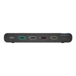Belkin Universal 2nd Gen Secure KVM Switch, 4-Port Single Head w/ CAC – Black (F1DN104KVM-HA-4)