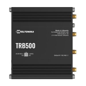 Teltonika TRB500 Industrial 5G Gateway, Ultra-high Cellular Speeds of up to 1 Gbps, Backward Compatible with 4G (LTE CAT 20) Network, PSU included