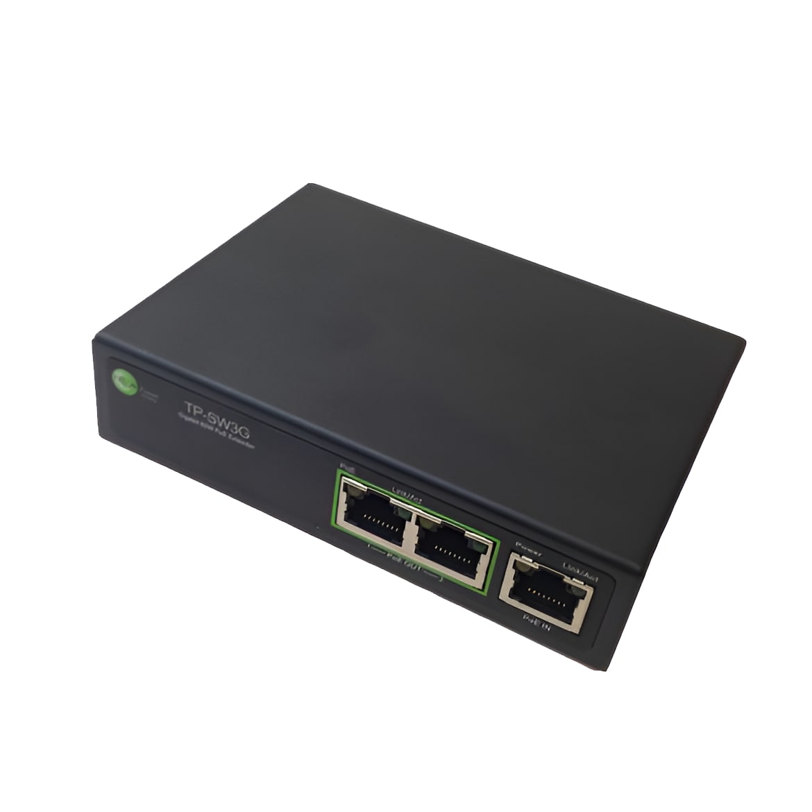 NHU-TP-SW3G Tycon Power, TP-SW3G, 3 Port GigE 802.3af/at PoE Unmanaged Switch, 802.3af/at or Passive PoE 2/4pair Input, Dual 802.3at PoE Output