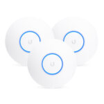 UAP-nanoHD-3 Ubiquiti NanoHD Unifi Compact 802.11ac Wave2 MU-MIMO Enterprise Access Point, 3-Pack *PoE injector is not included, Upgrade from AC-PRO