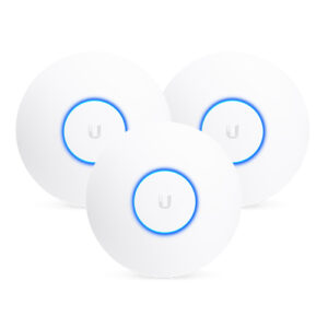 UAP-nanoHD-3 Ubiquiti NanoHD Unifi Compact 802.11ac Wave2 MU-MIMO Enterprise Access Point, 3-Pack *PoE injector is not included, Upgrade from AC-PRO