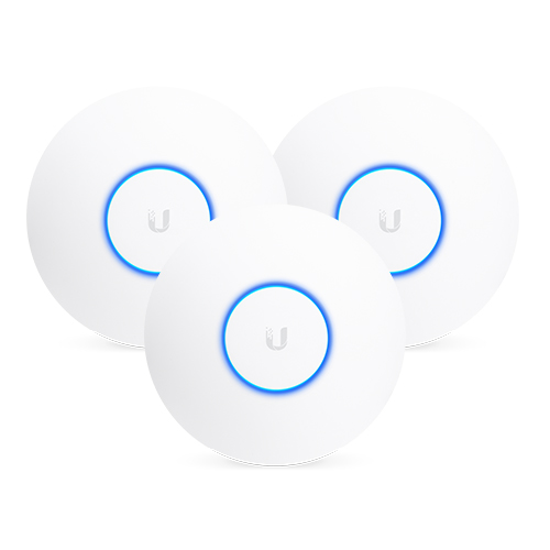 NHU-UAP-NANOHD-3 UAP-nanoHD-3 Ubiquiti NanoHD Unifi Compact 802.11ac Wave2 MU-MIMO Enterprise Access Point, 3-Pack *PoE injector is not included, Upgrade from AC-PRO