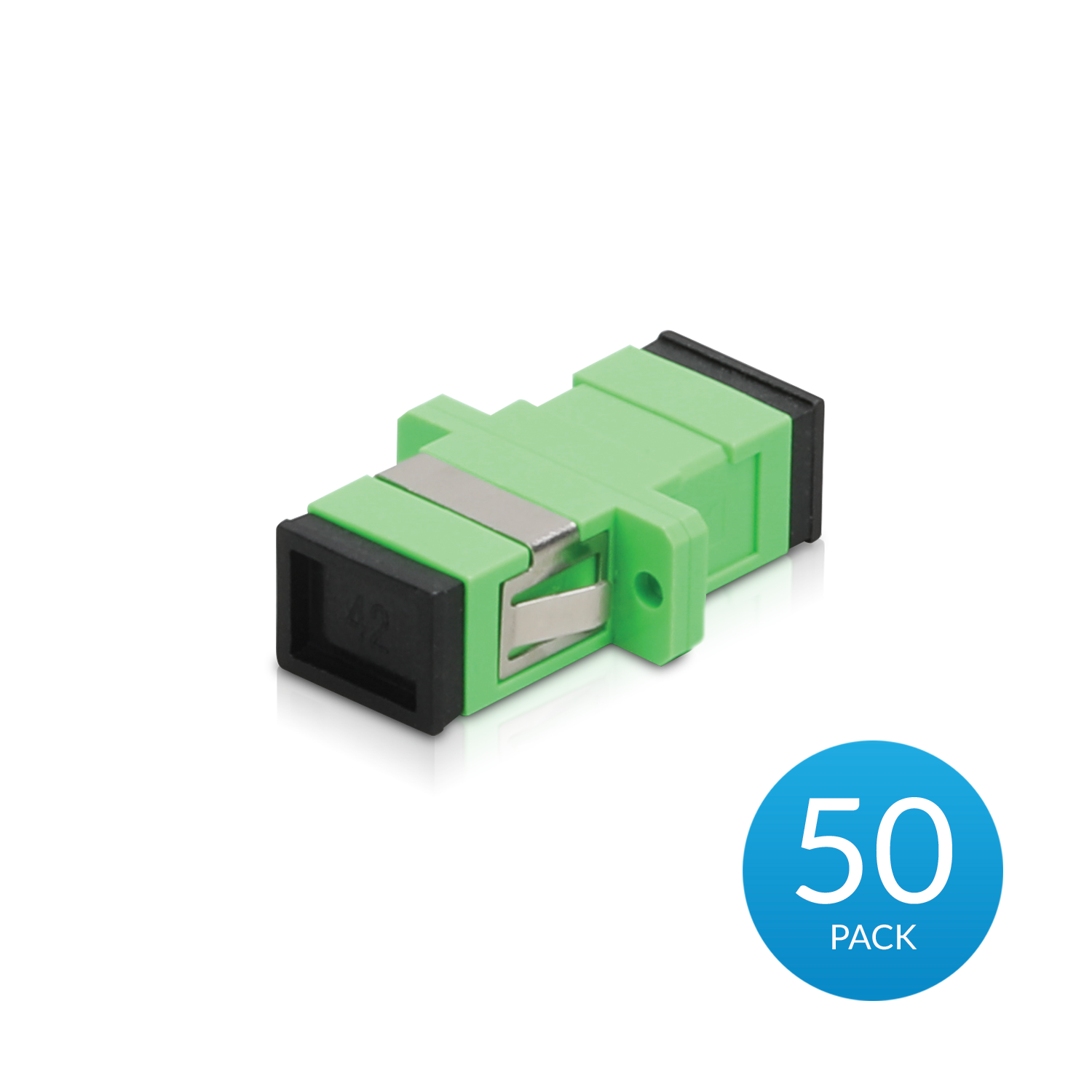 NHU-UF-ADAPT-APC-50 Ubiquiti UFiber APC Adapter, 50 Pack, SC/APC to SC/APC