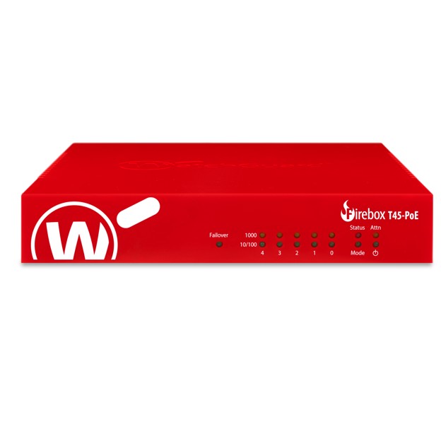 NWG-WGT47000-AU WatchGuard Firebox T45-PoE Appliance Only (AU) – License Not Included (Requires Separate WG License Purchase)