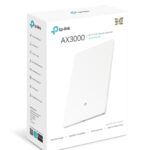 TP-LINK (E)TP-Link Archer Air E5 AX3000 Dual-Band Wi-Fi 6 Air Range Extender, 574Mbps @2.4GHz + 2402Mbps @5GHz , 8mm Ultra-thin Shell, Multiple Install Desi