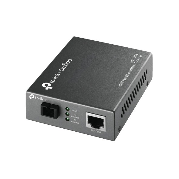 NWTL-MC112CS TP-LINK (E)(CH)TP-Link MC112CS Media Converter SC WDM Monomodo Simplex 10/100Mbps RJ45 to 100M single-mode SC fiber Tx:1310nm Rx:1550nm up to 20km