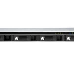 QNAP TR-004U, 4 BAY DAS(NO DISK) HARDWARE RAID EXPANSION FOR WIN,MAC,LINUX DEVICE, 1RU,2YR