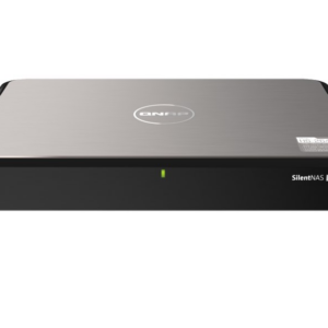 QNAP HS-264-8G, 2-bay fanless desktop NAS, Intel Celeron N5105 quad-core, burst up to 2.9 GHz, 8GB memory, 2